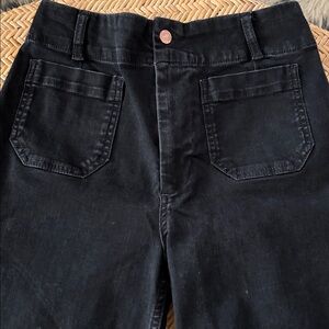 Anthropologie Black Denim Jeans
